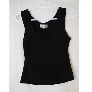 Black Gilani Crop Top